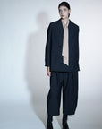 Denim Feel Baggy Pants