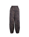 Kintsugi Foil Print Baggy Pants
