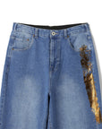 Kintsugi Barrel Denim Pants
