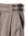 Eco Leather Buckle Stripe Culotte