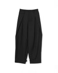 Poly Rayon Folded Waist Taper Pants