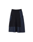 Denim Mix Cs Cargo Flare Skirt