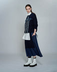 Denim Mix Cs Cargo Flare Skirt