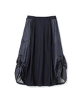 Édition de Paris Denim Mix Karabina Detail Flare Skirt