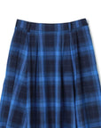 Tartan with Karabina Detail 2-Way Maxi Skirt