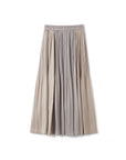 Poly Pleated Maxi Skirt