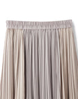 Poly Pleated Maxi Skirt
