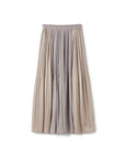 Poly Pleated Maxi Skirt