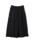 Texture Square Flare Maxi Skirt