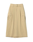 Col Cargo Belted Pencil Skirt