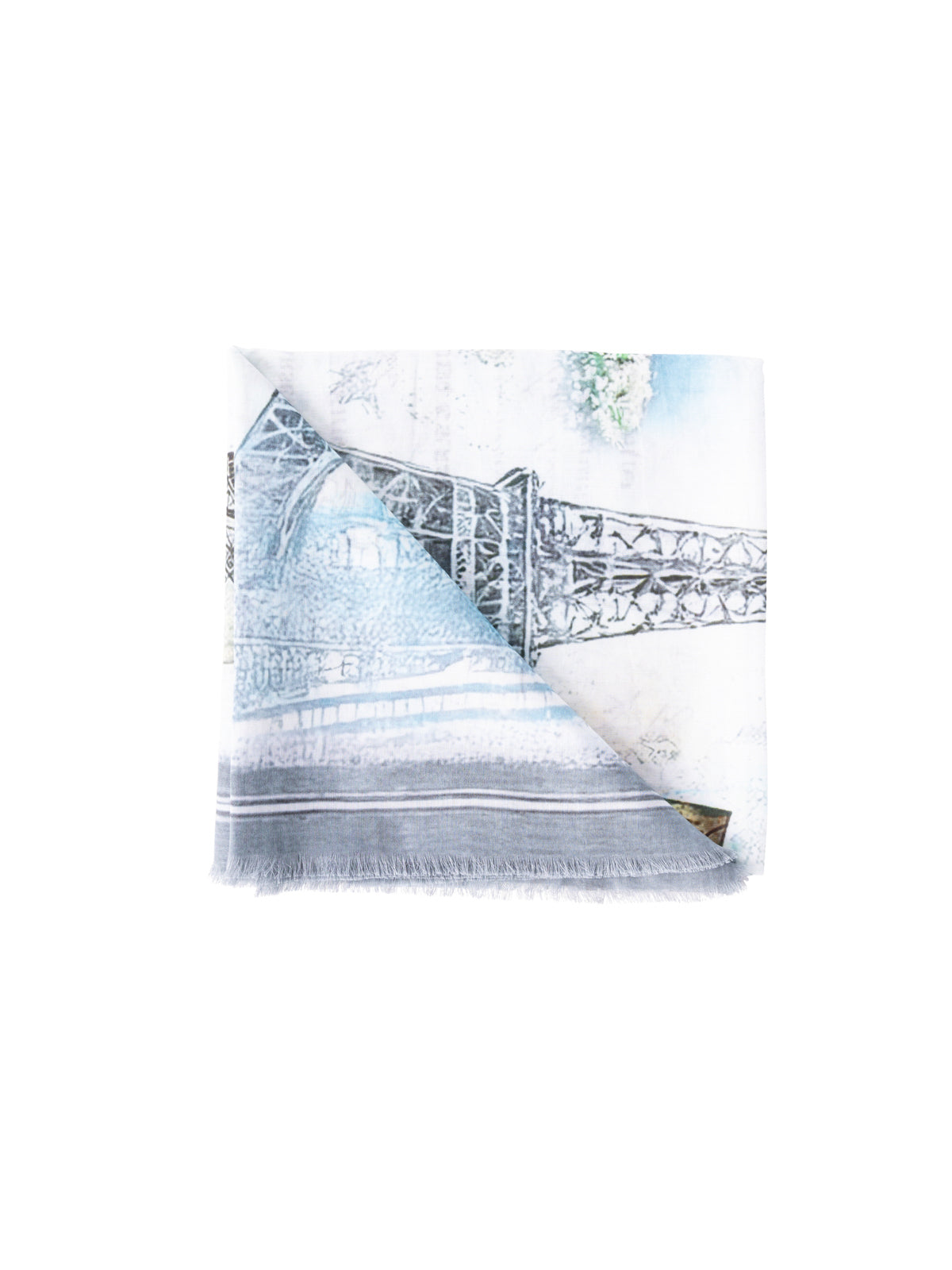 Paris Sketch Capsule - Sketch Cotton Square Scarf