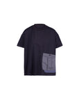 A.T. OUTDOOR Nylon Pocket Cotton Tee