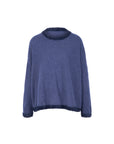 Cashmere Paper Yarn Trim Knit Top