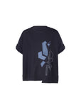 Sorona Cool Tee- Geo Rose Patchwork Boxy Tee