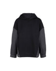 Air Compact Mix Denim Hoodie Sweatshirt