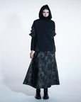 Air Compact Mix Denim Hoodie Sweatshirt