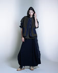 Air Compact Mix Denim Hoodie Sweatshirt