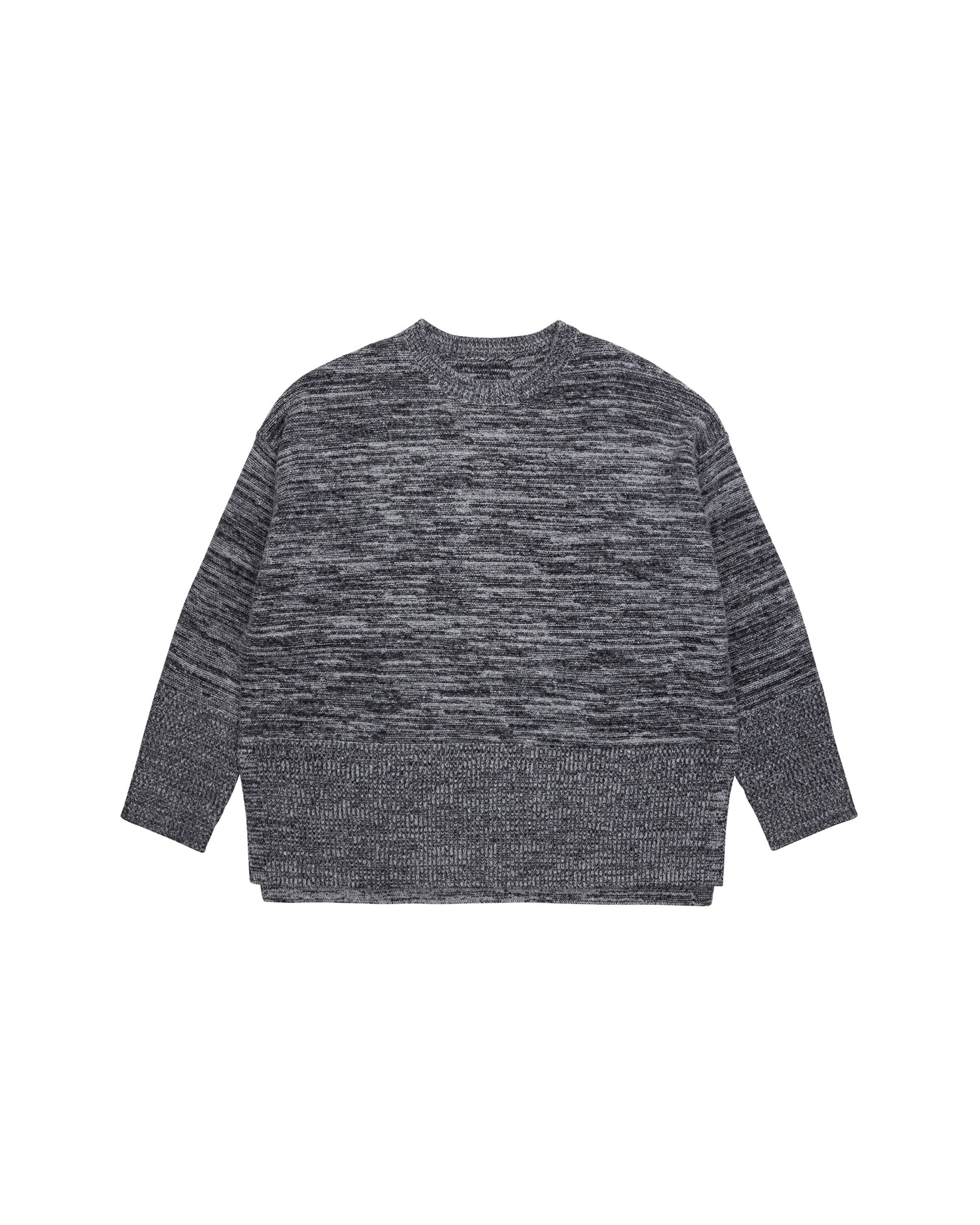 Mix Yarn Boxy Knit Top