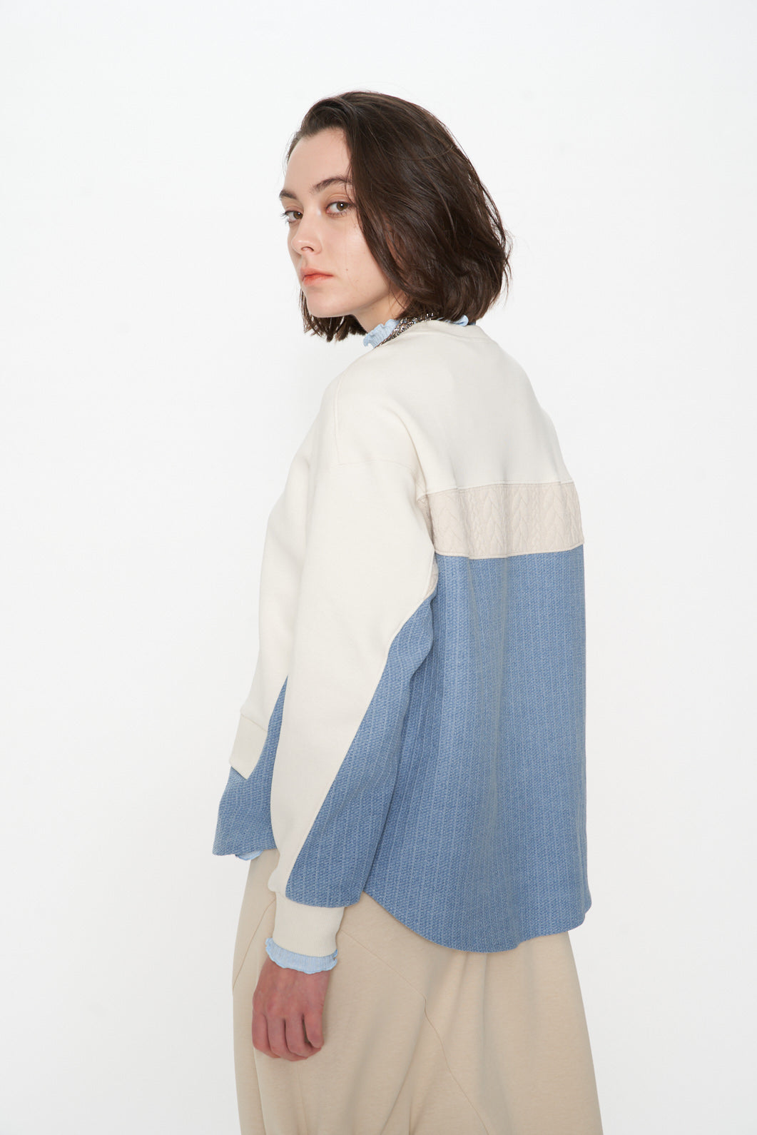 Air Compact Mix Denim 2 In 1 Sweatshirt
