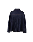 Denim Back Pleated Jacket