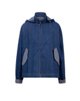 Denim Button Side Jacket