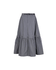A.T. OUTDOOR Nylon Gather Flare Skirt