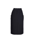A.T. OUTDOOR Nylon Cargo Pencil Skirt