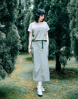A.T. OUTDOOR Nylon Cargo Pencil Skirt