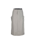 A.T. OUTDOOR Nylon Cargo Pencil Skirt