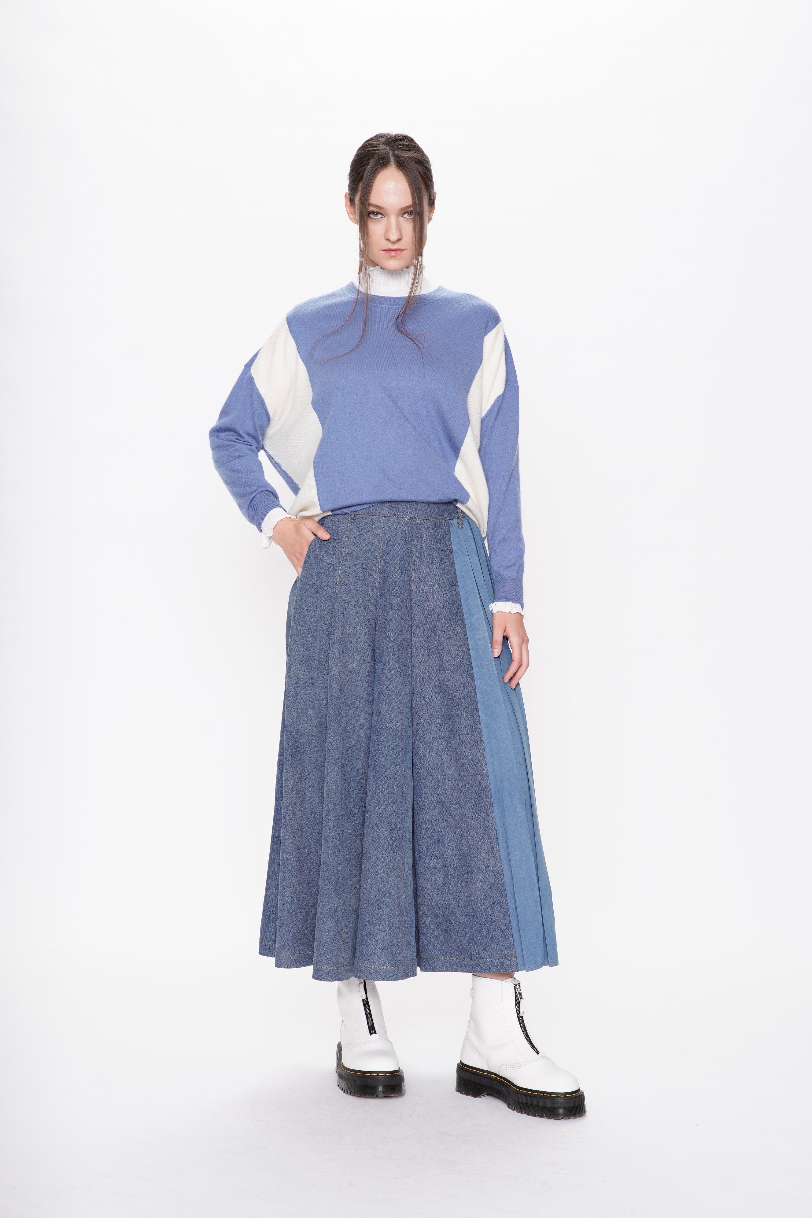 yoyo　新品　HeRIN.CYE Nylon maxi skirt C/RY GABARDINE FISH TAIL SKIRT(XS Black): Y's｜THE SHOP