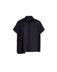 Floral Lace Pleated Back Poplin Blouse