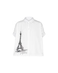 Paris Sketch Capsule - Eiffel Tower Boxy Blouse