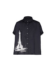 Paris Sketch Capsule - Eiffel Tower Boxy Blouse