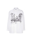 Paris Sketch Capsule - Paris Landscape Tunic Blouse