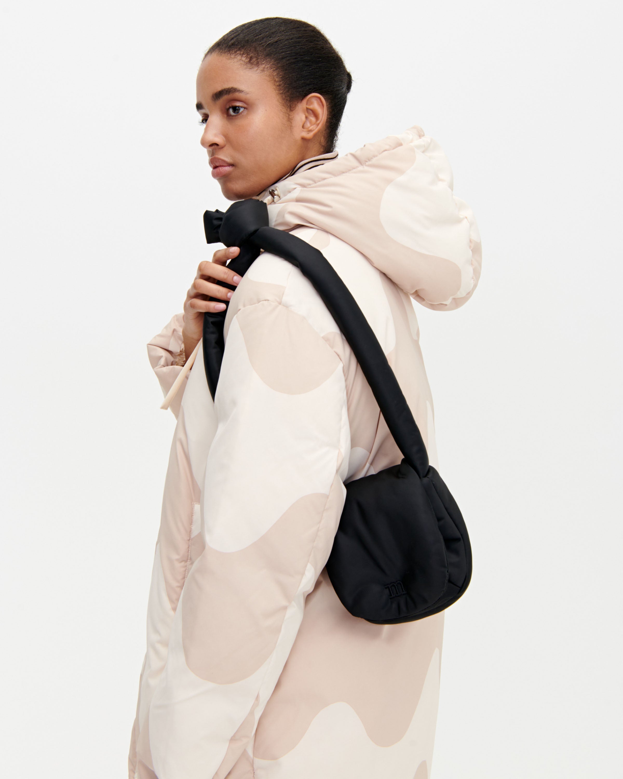 Padded Round Crossbody Bag