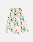 Herbaario Garrel Cotton Poplin Elastic Waist Skirt
