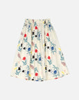 Herbaario Garrel Cotton Poplin Elastic Waist Skirt