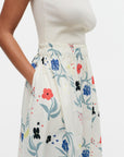 Herbaario Garrel Cotton Poplin Elastic Waist Skirt