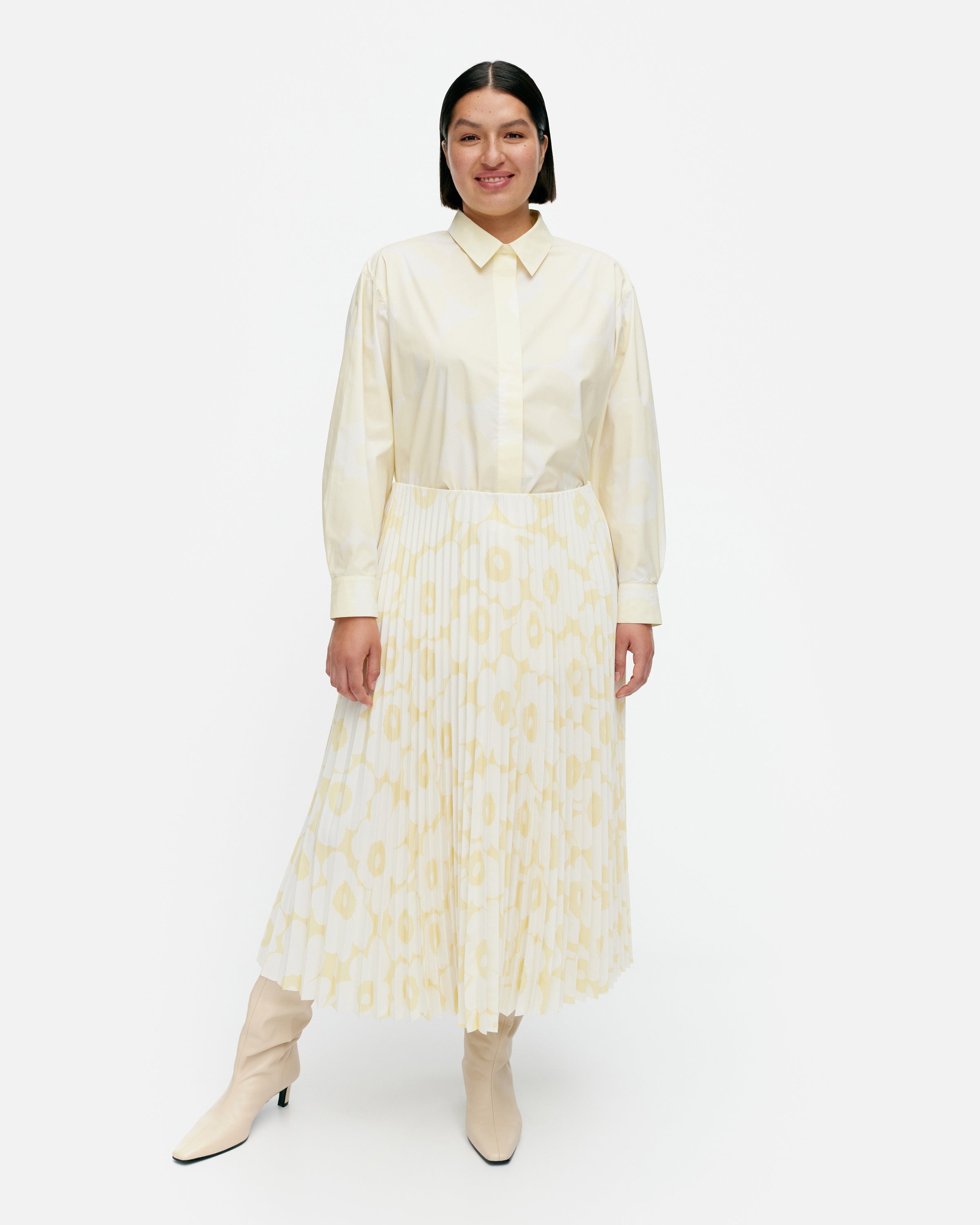 Myy Unikko Pleated Skirt 83.5cm