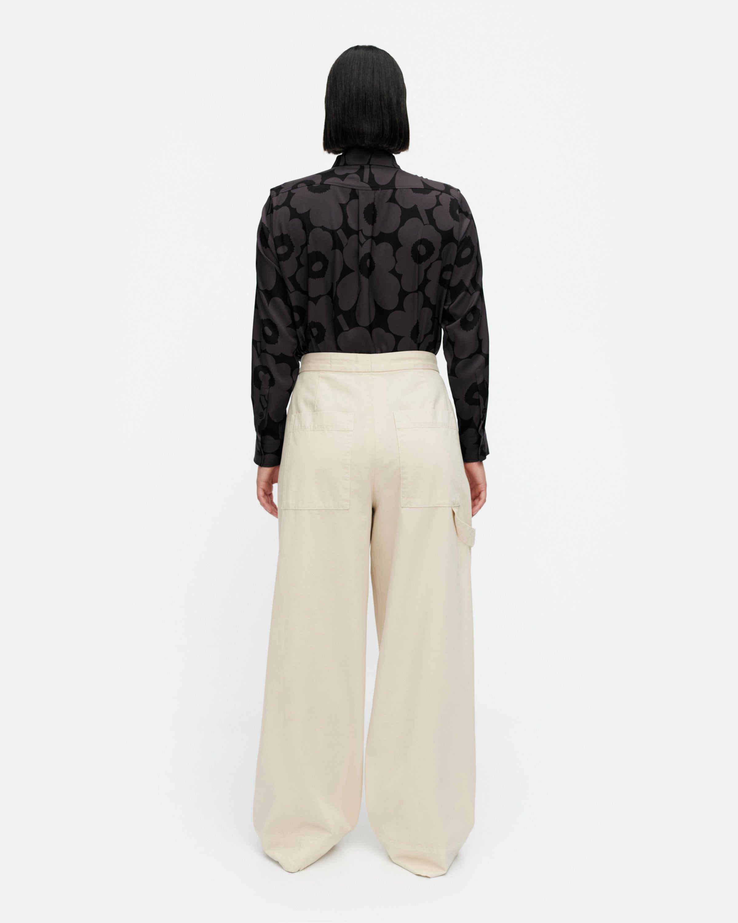 Funktio Solid Cotton Trousers