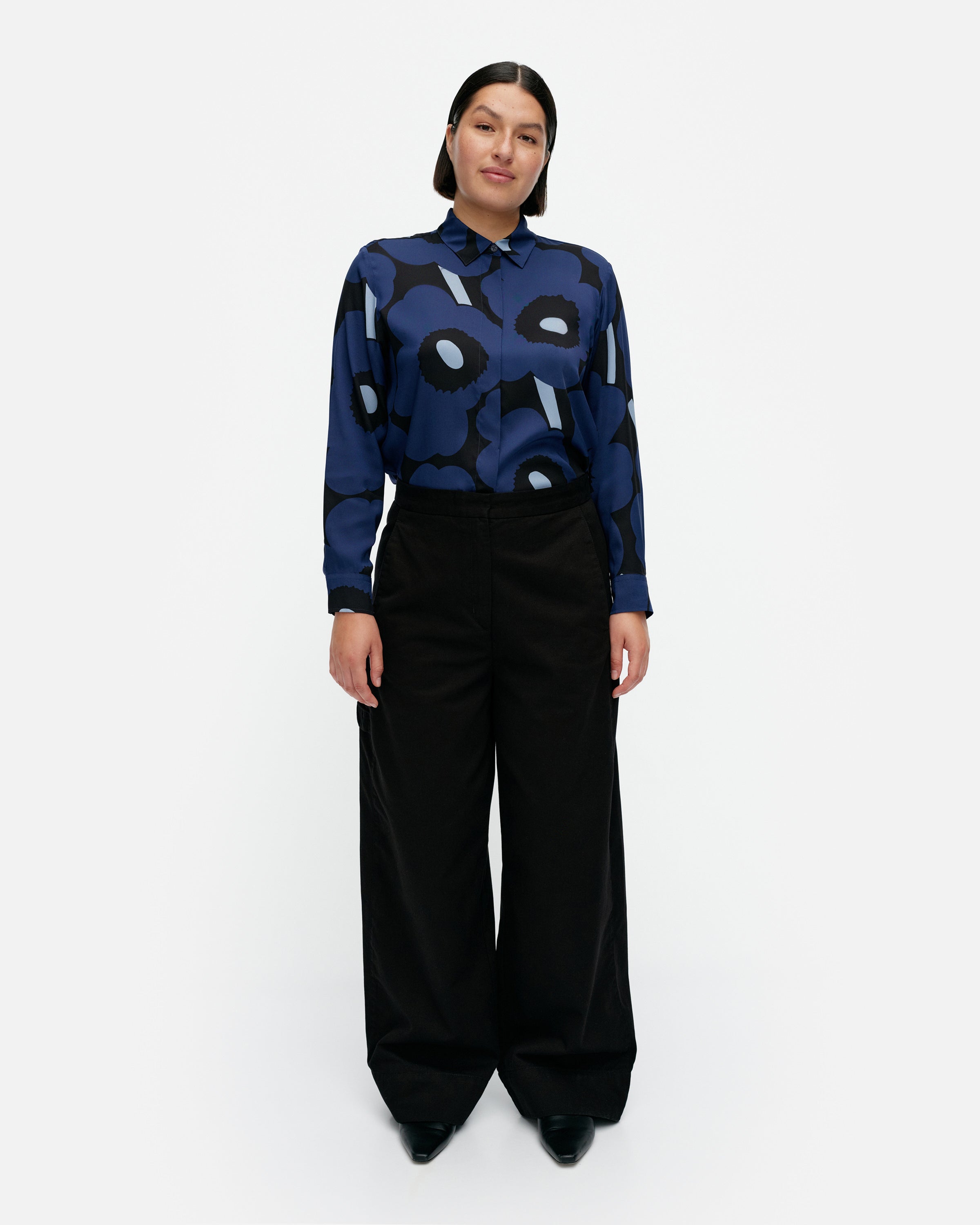 Funktio Solid Cotton Trousers