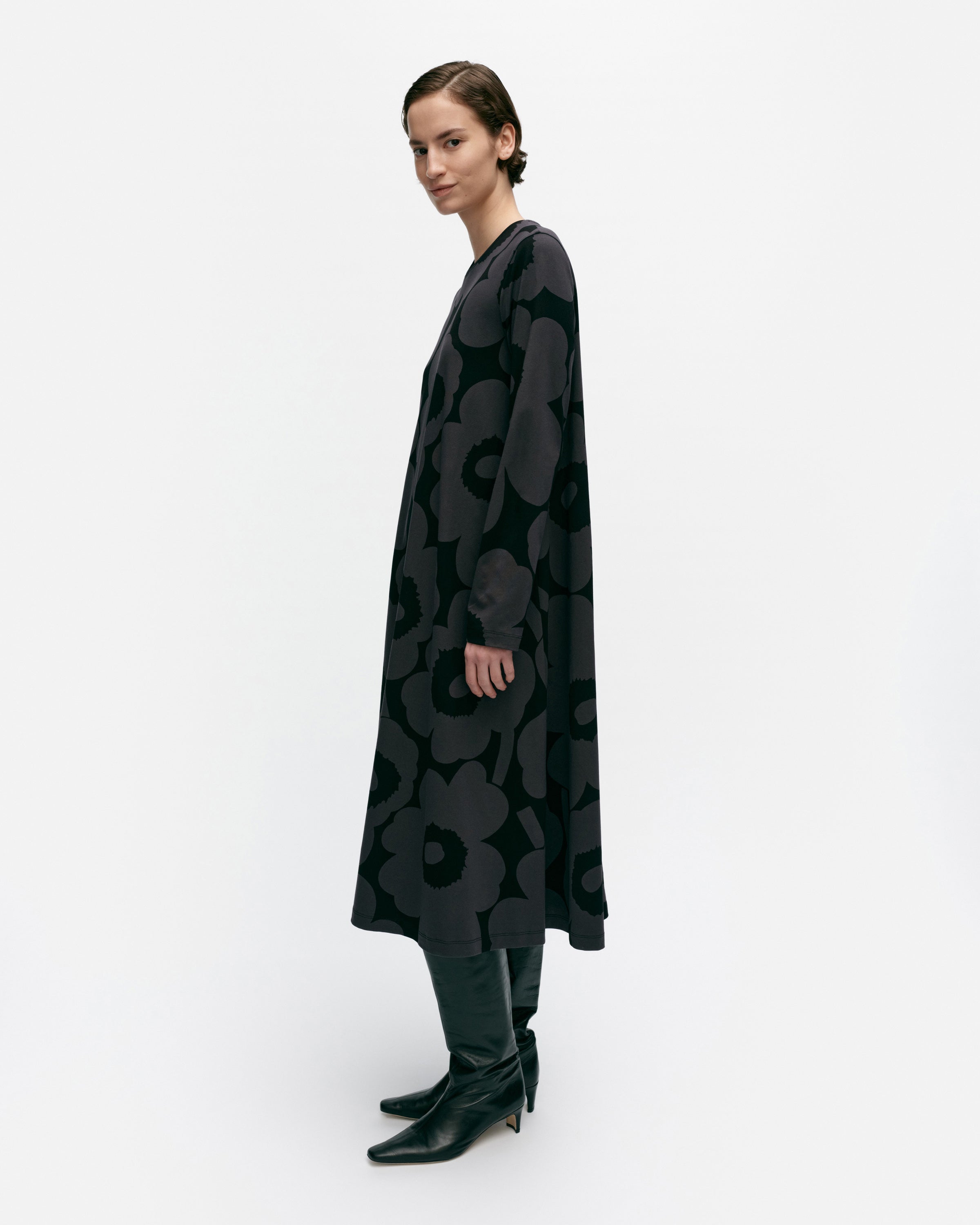 Lehtokielo Unikko Jersey Dress 117cm