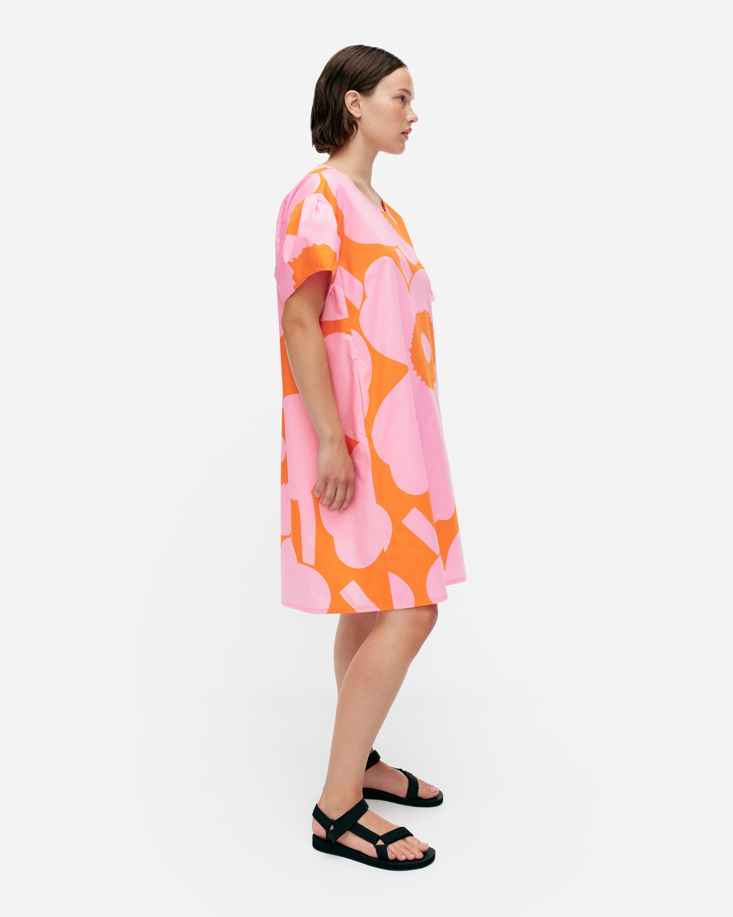 Avomeri Unikko Cotton Poplin Dress 100cm