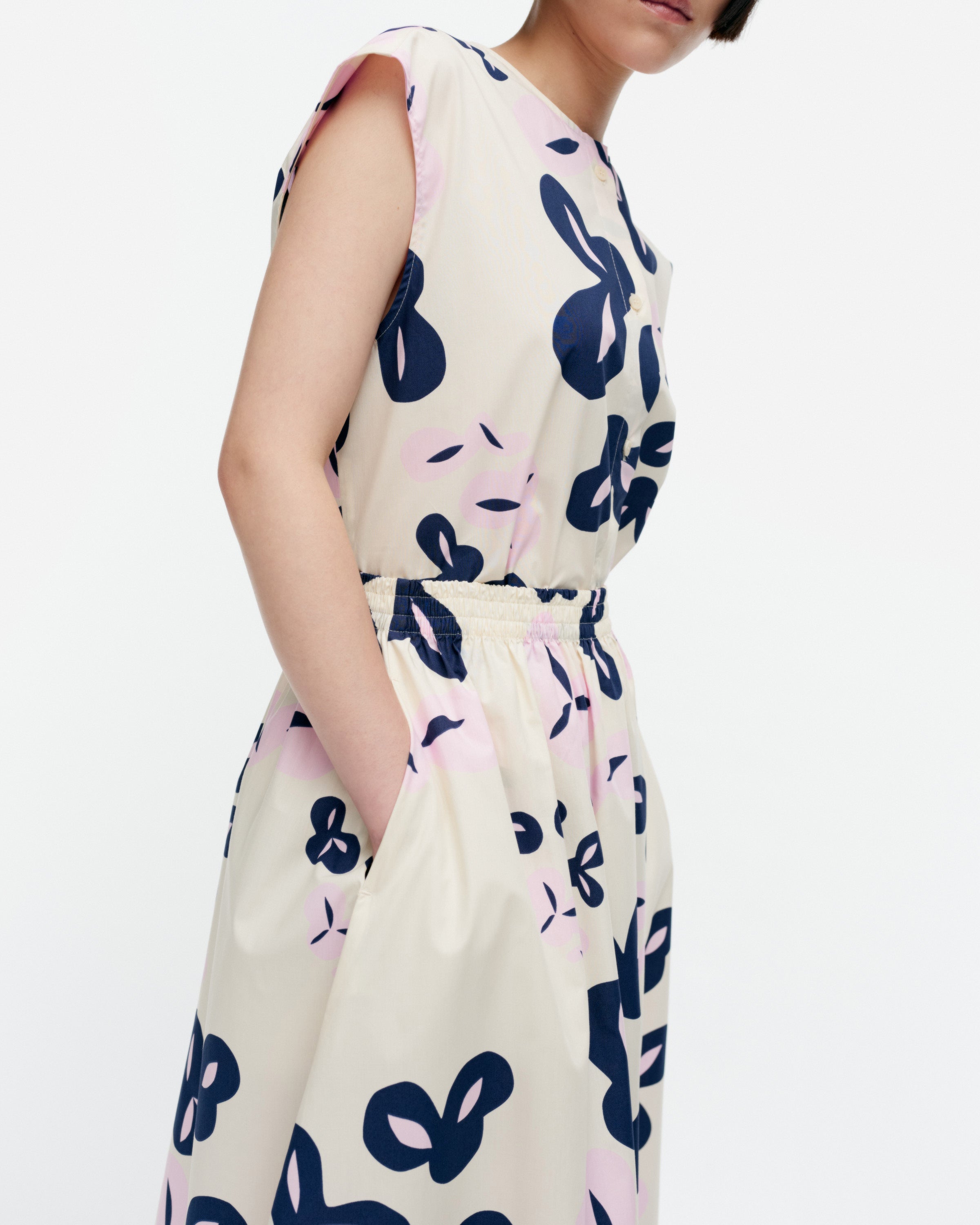 Garrel Poiminto Cotton Poplin Skirt 82cm