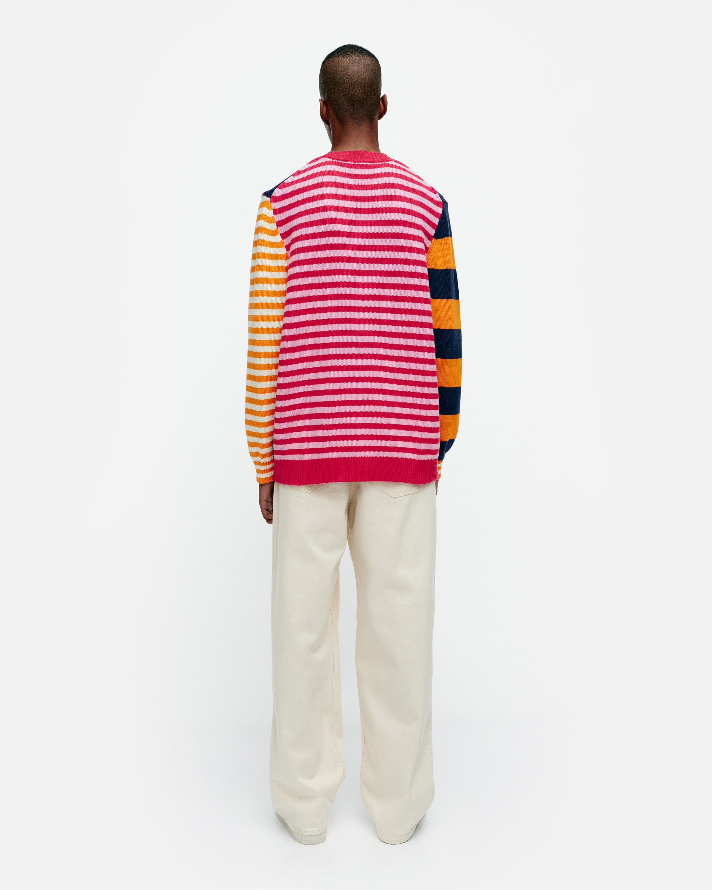 Kioski Kesakoju Maalis Patja Men's Cotton Knit Long Sleeve Top 70cm