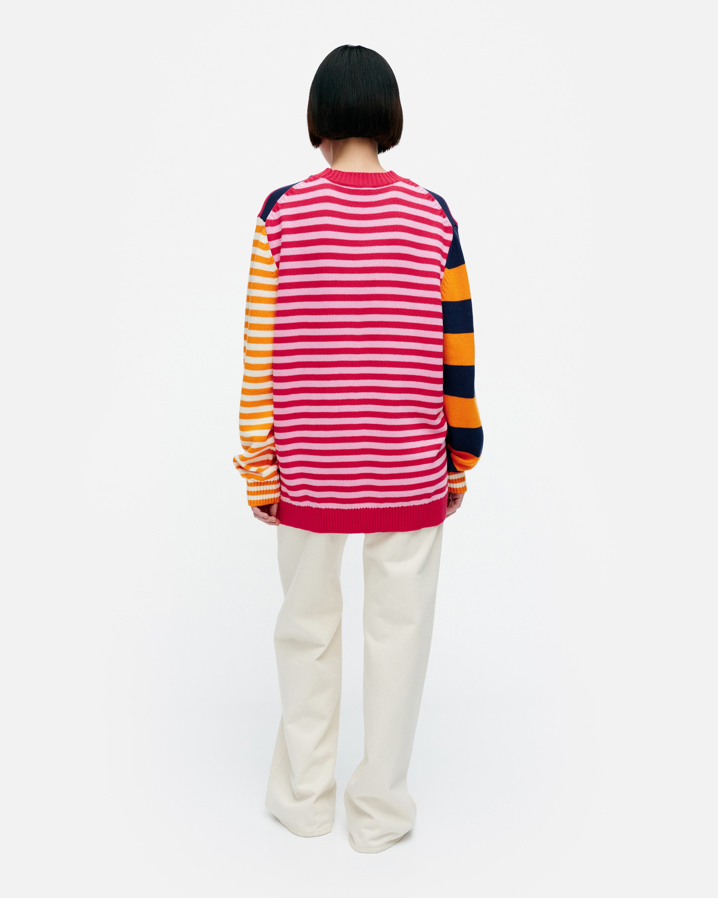 Kioski Kesakoju Maalis Patja Men's Cotton Knit Long Sleeve Top 70cm