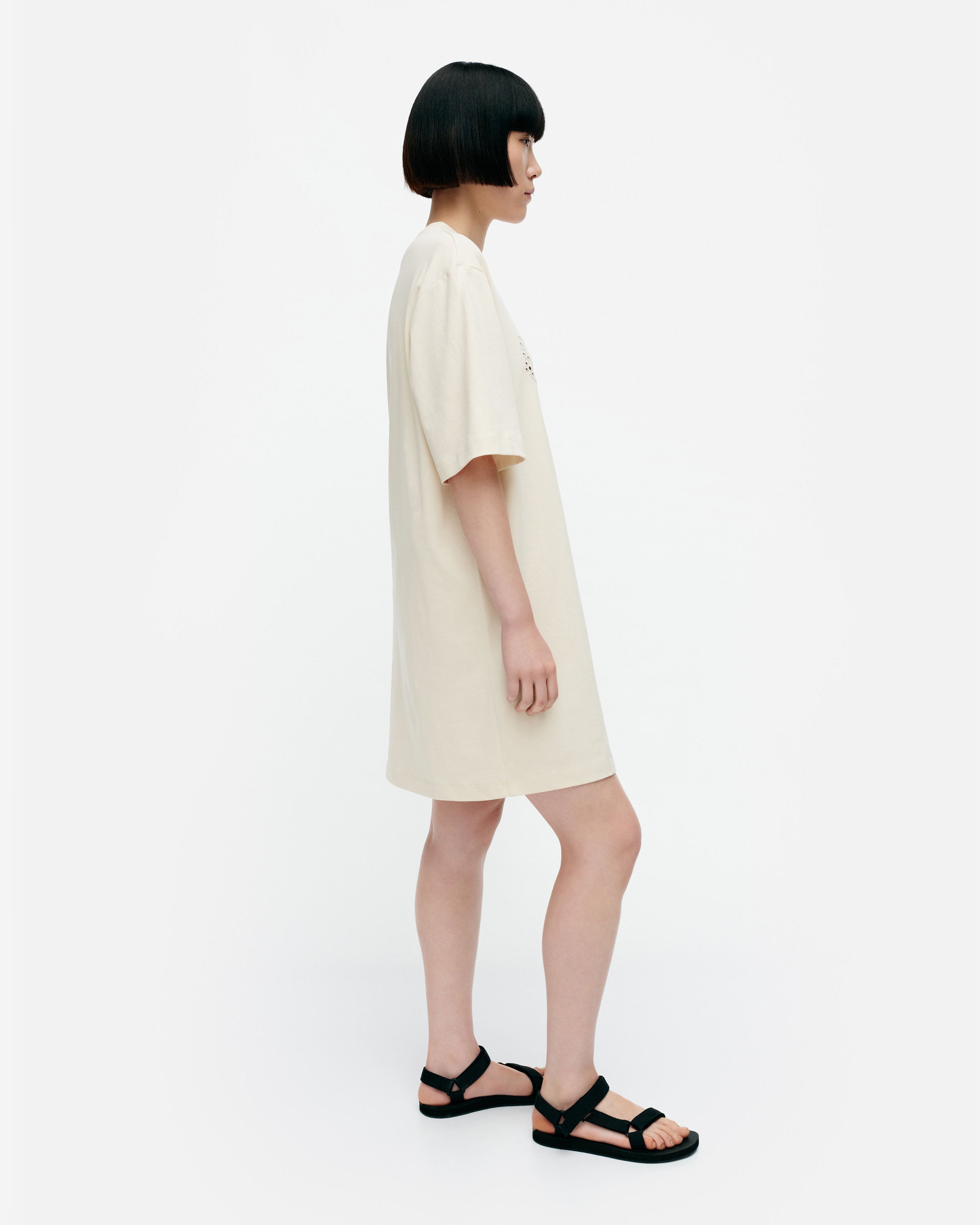 Sateet Unikko Oversized Jersey Dress 90cm