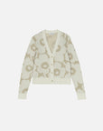 Kaide Pieni Unikko Cotton Linen Knitted Cardigan 54cm