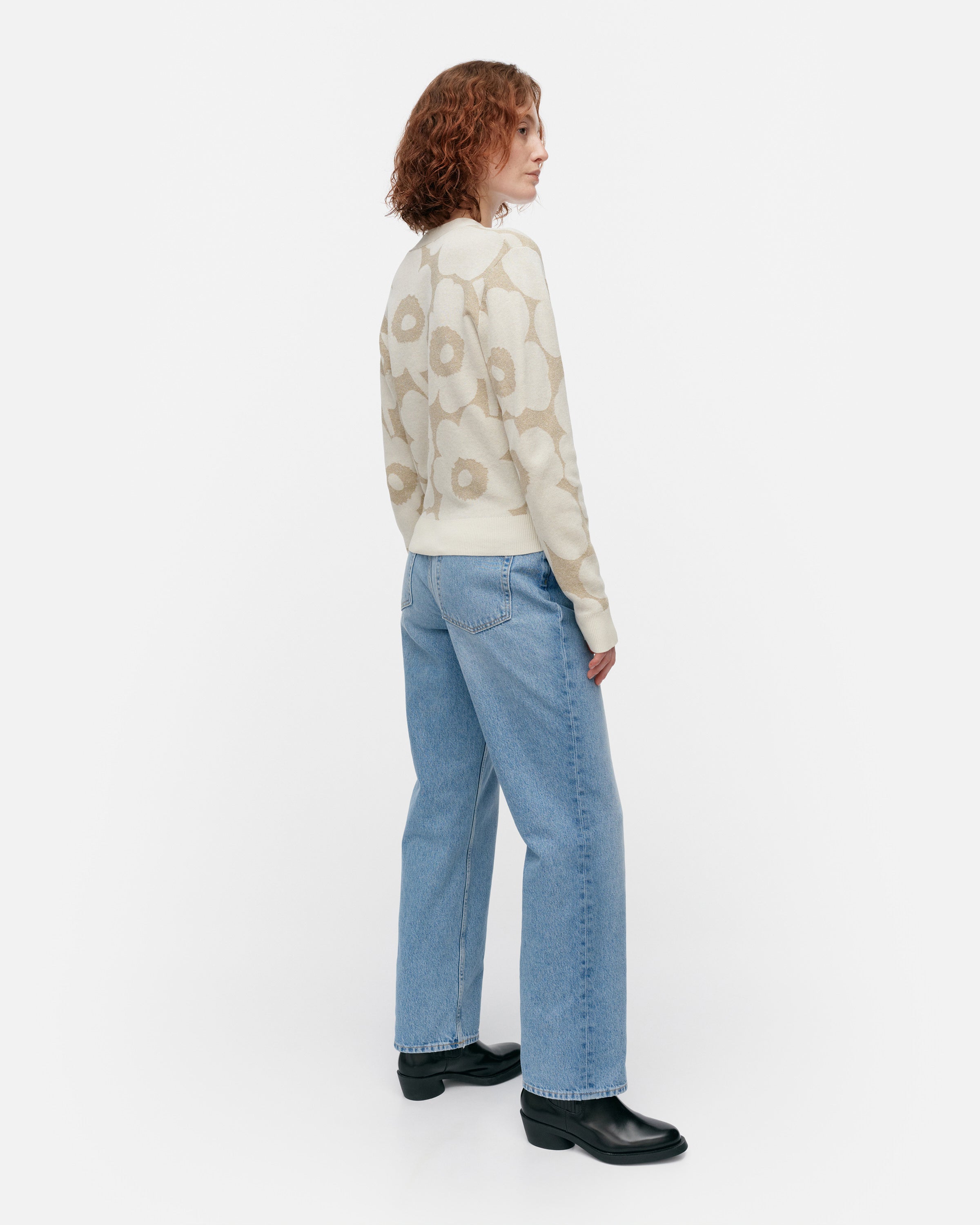 【未使用】マリメッコ Kaide Pieni Unikko カーディガン XS marimekko - 【未使用】マリメッコ Kaide Pieni Unikko
