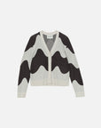 Eilinen Lokki Knitted Wool Cardigan 56cm